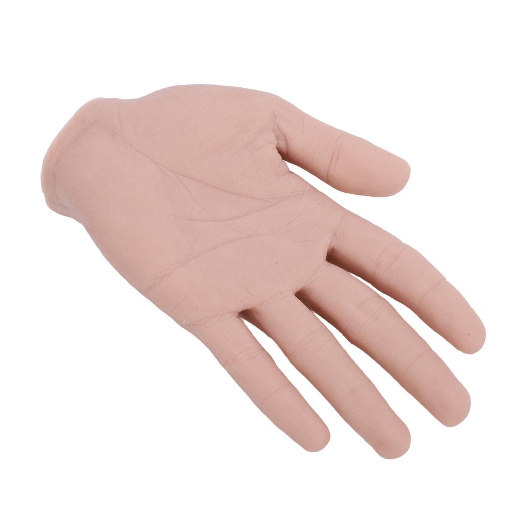Modelo de Mano Masculina de Silicona Reutilizable Simulación Modelo de Mano Artificial de Silicona Mano Artificial Flexible para Accesorios de Festival