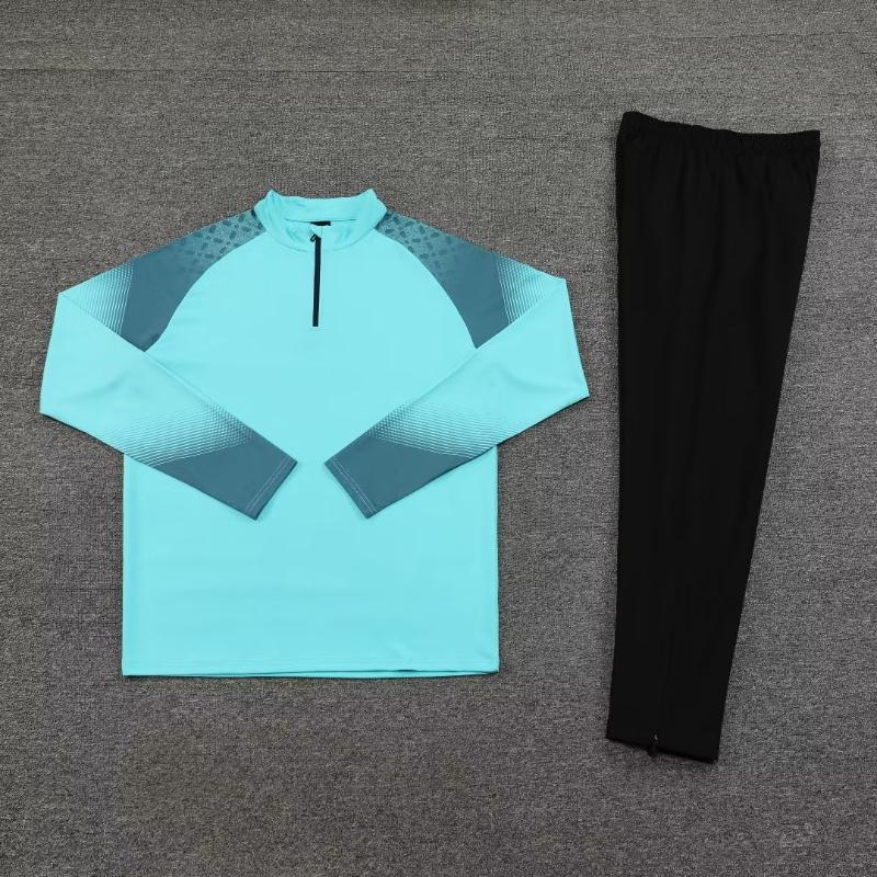 Men's Football Tracksuit 23-25 Training Soccer Survetement Kits Customized Name Number Logo Spring Winter Warm-up Sportwears