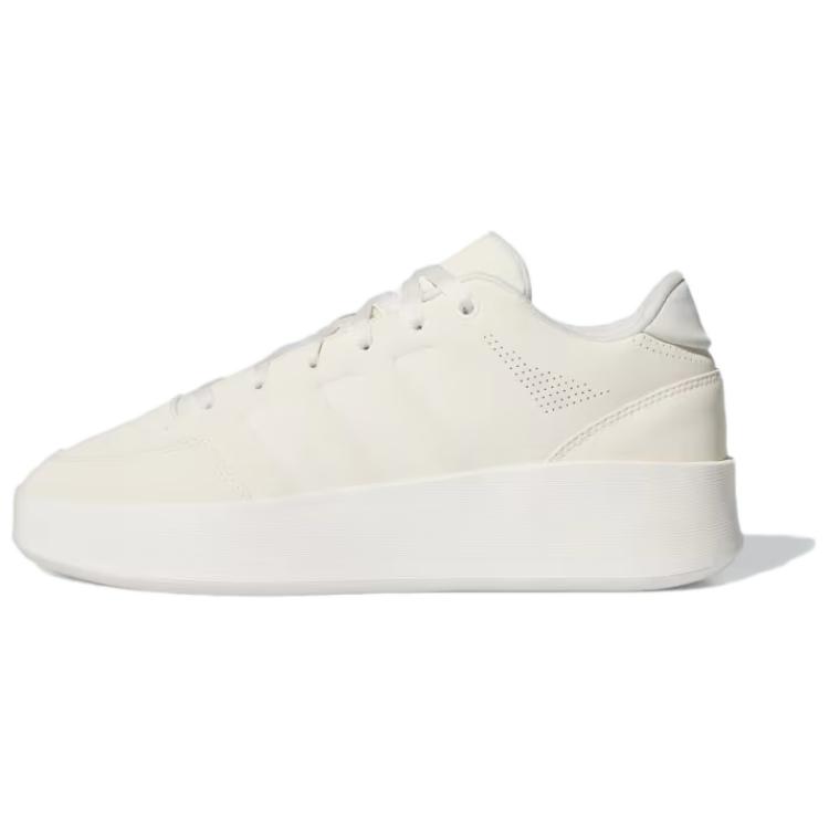 Adidas Mullaly Comfortable Versatile Non-Slip Wear-Resistant Low-Top Casual Shoes Unisex Casual Shoes White JI0828