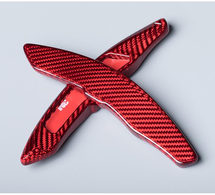 Elastic True Carbon Fiber Knob Paddles for Cayenne, 911, MACAN, Panamera