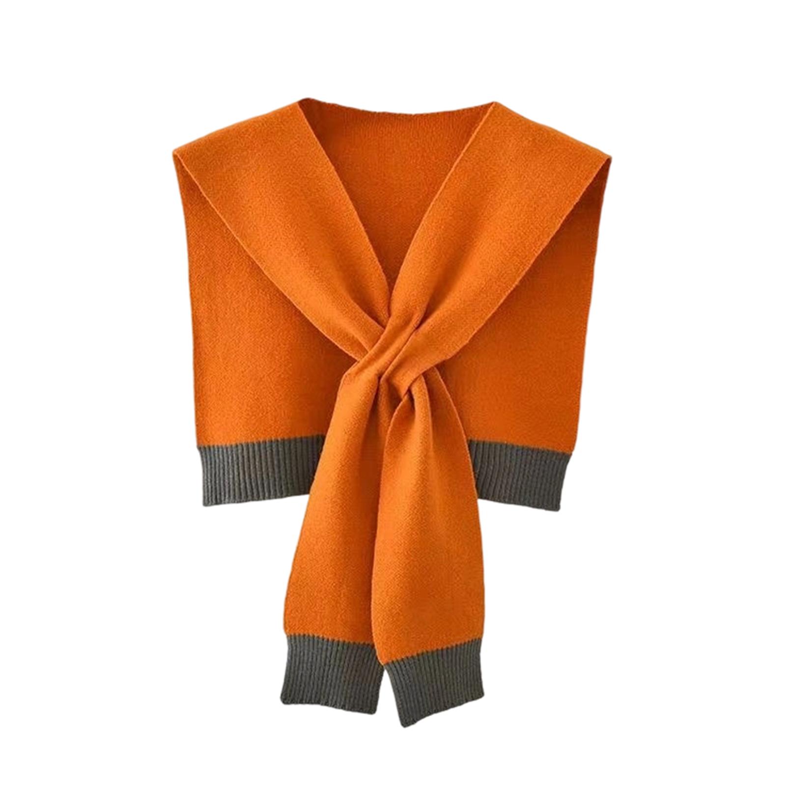 

Ladies Fashion Knitted Shawl Scarf Wool Shoulder One Size шафрановый