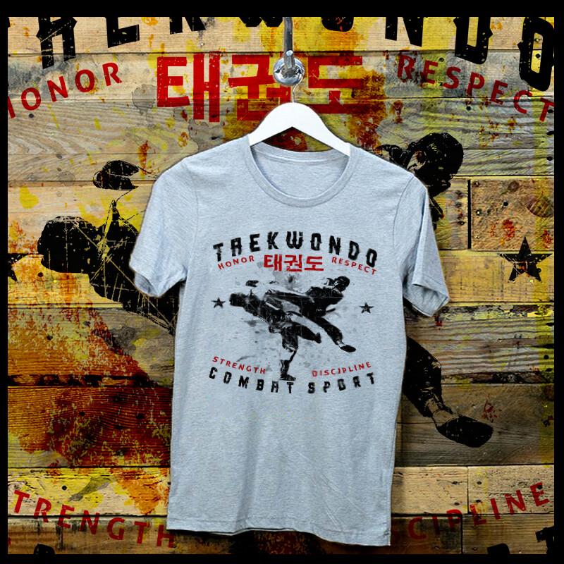 

Warrior T-Shirt Fitness Taekwondo Martial Arts Cross Fit vs Muay Thai training S