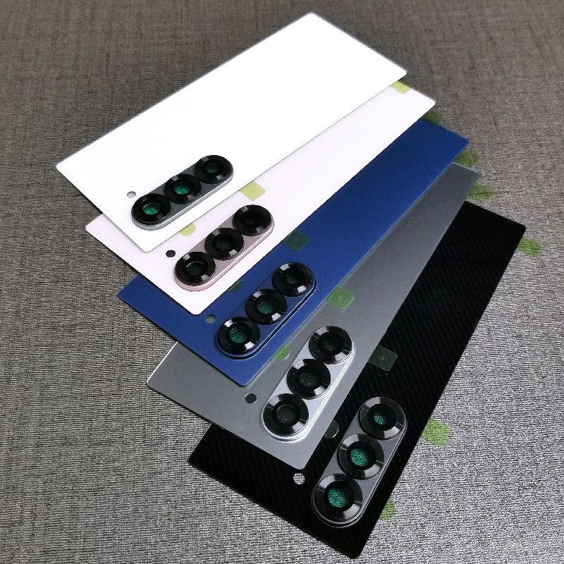 For Samsung Galaxy Z Fold 6 Fold6 5G Back Battery Cover Glass Door Rear Housing Cover Replacement With Camera Lens z fold6 F956B