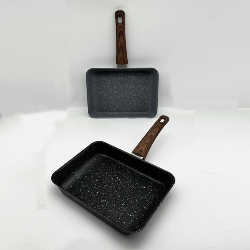 Japanese Tamagoyaki Frying Pan Rectangle Egg Pan Skillet Mini Breakfast Maker  Cooking Tools