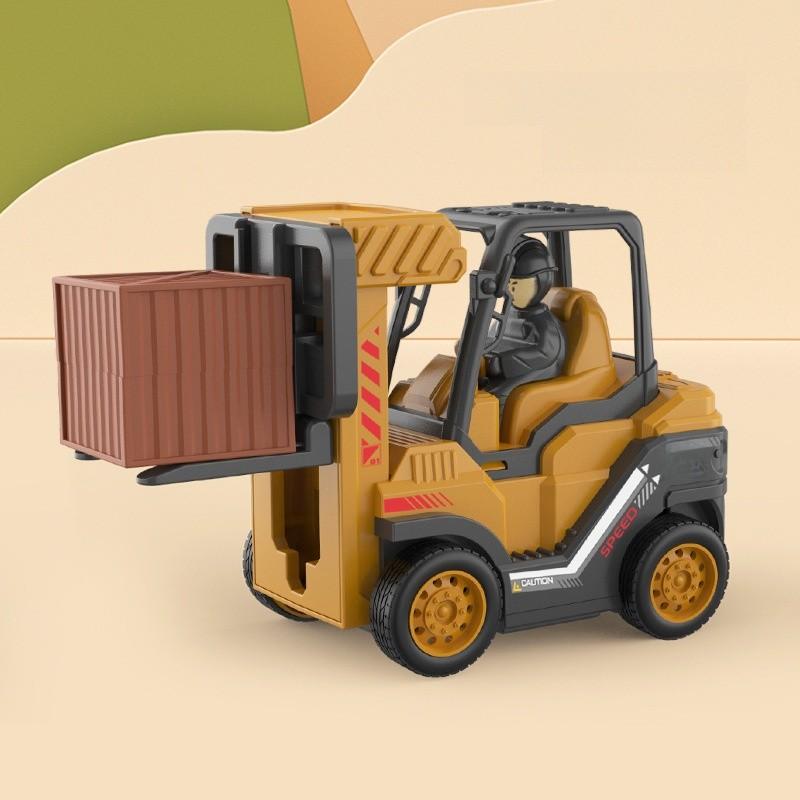 Vehicle Childrens Construction Inertia Toy Car With Container Accessories