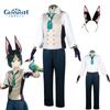 Impact Genshin Tighnari Linkage Cosplay Costume Halloween Party Outfit Fans Gift