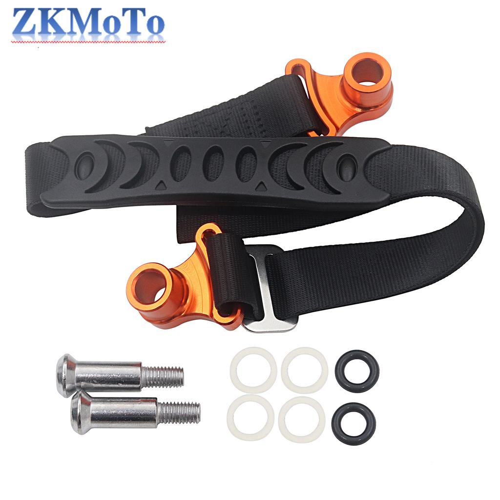 Motorcycle CNC Rear Rescue Traction Strap Pull Sling Belt For YAMAHA KTM KAWASAKI SUZUKI HONDA CR125 CR250 CRF250R CRF450R 250RX