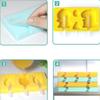 Silicone ice cream molds,Diy cartoon animal fruit Popsicle mold covers, reusable, Popsicle molds, mini Popsicle molds, ice cream