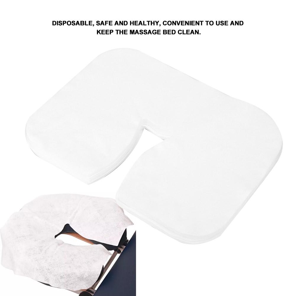 100pcs Disposable Beauty Salon SPA Headrest Pillow Cover Face Massage Cushion Cover