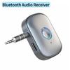 Bluetooth 5.3 Araç AUX Ses Adaptörü Alıcı Verici 3.5mm Jak AUX Kablosuz Ses Adaptörü Araba Kulaklıkları TV Hoparlörleri için