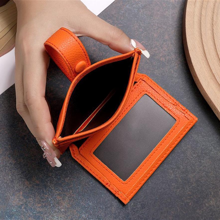 Men Women Slim Card Holder Wallet PU Leather Credit Card Holder RFID Blocking Mini Wallet ID Card Case Business Card Organizer Coin Pocket