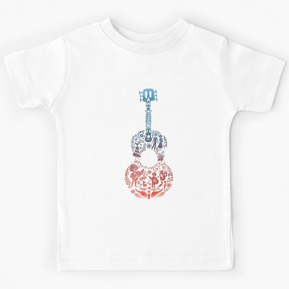 Guitar Inspired Silhouette Kids T-Shirt 110