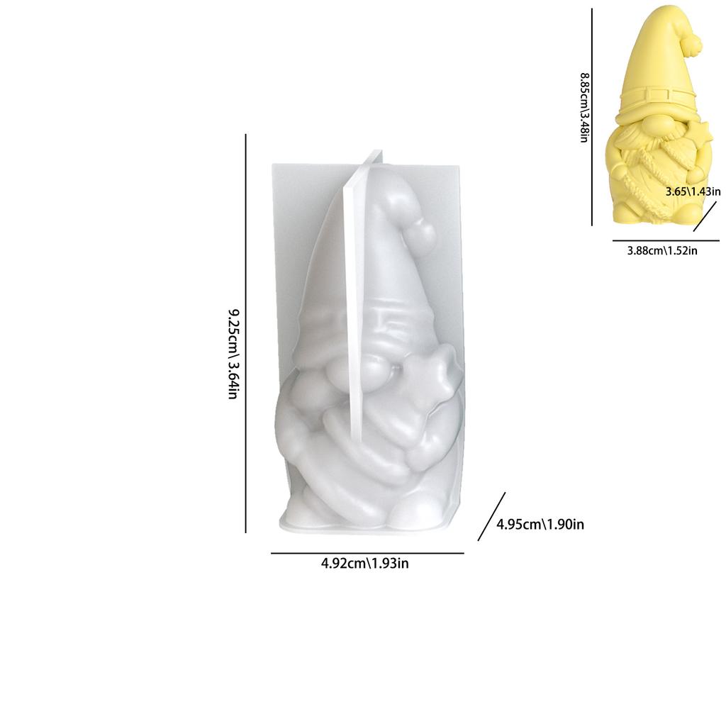 Weihnachtsmann Form Ungefähre gesichtslose Ältesten Form Aromatherapie Gipsform Diy Für Weihnachten Hausdekoration Diy Basteln