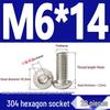 ISO7380 Stainless Steel Hex Drive Dome Head Screws - M2 to M16