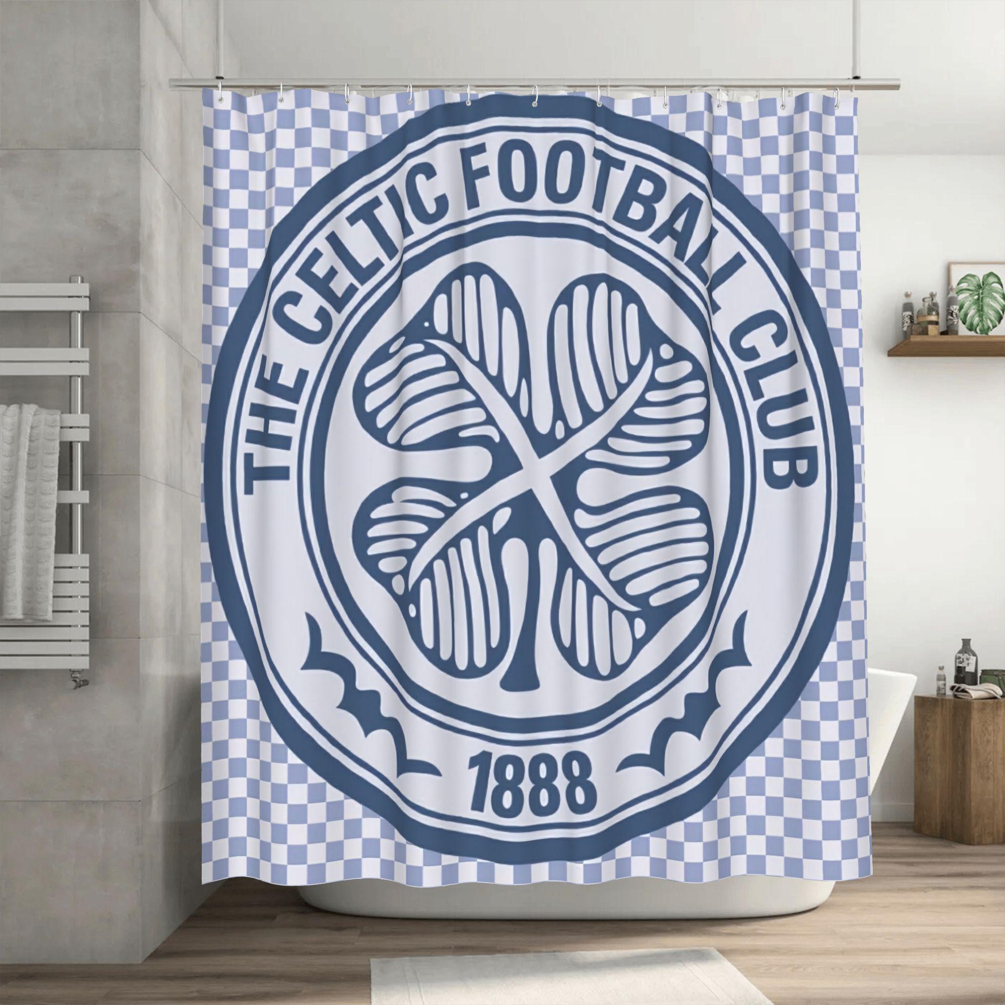 

Vibrant Bathroom Accessories With Celtic Themed Print, Classic Character Design | Easy-To-Install Curtains And Bath Decorations W60H190(CM)-1 Pcs