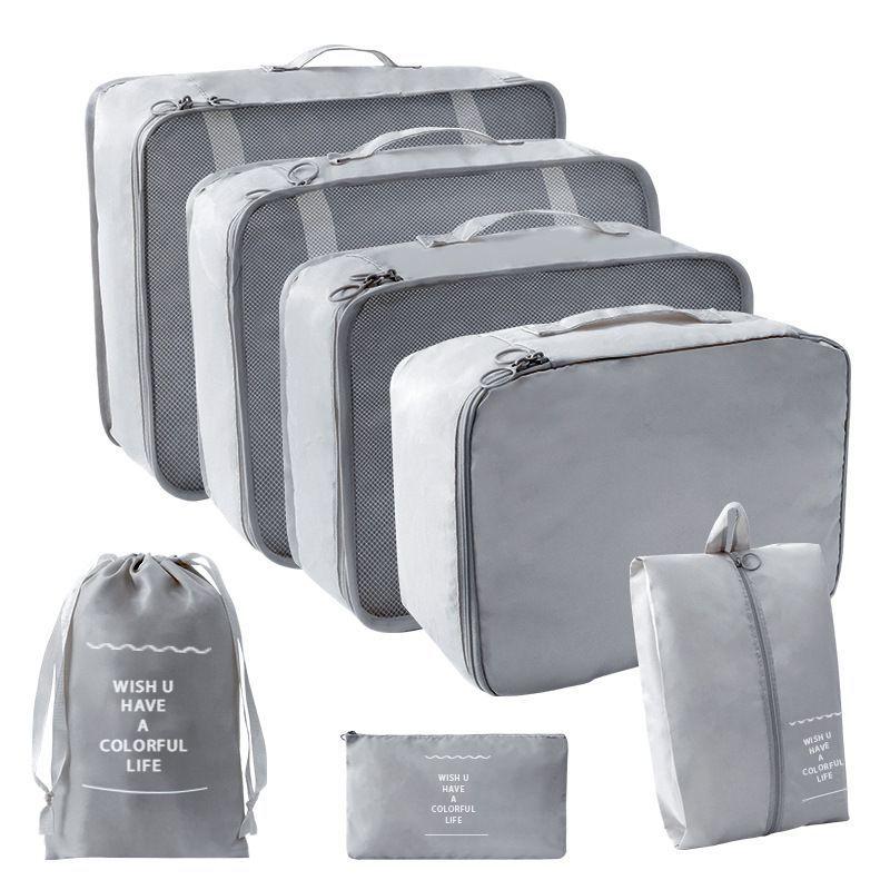 Specialized 7-piece Travel Storage Bag Set for Luggage Storage