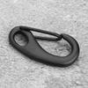 316 Edelstahl Karabinerhaken Clip Bolzen-Set Tauchzubehör (50MM, Schwarz)