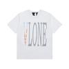 Vlone City Fire V Print Oversized T-shirt, Men's and Women's Casual Hip Hop Streetwear Short Sleeve Tee