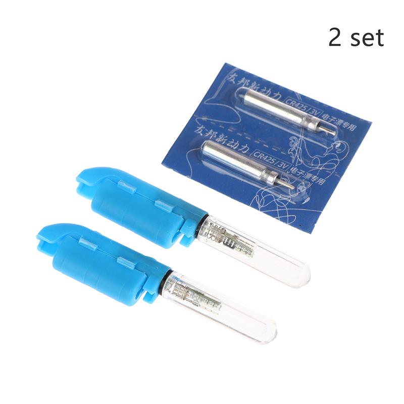 1/2/3Sets Fishing Rod Light Stick For Night Fishing Comes With Cr425 Battery And Removable Float Tackle Night Rock Fishing