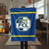 1Pc FC Luzern Print Flannel Blanket High Quality Warm Comfortable Cover for All Seasons Perfect for Gifts Home Decor