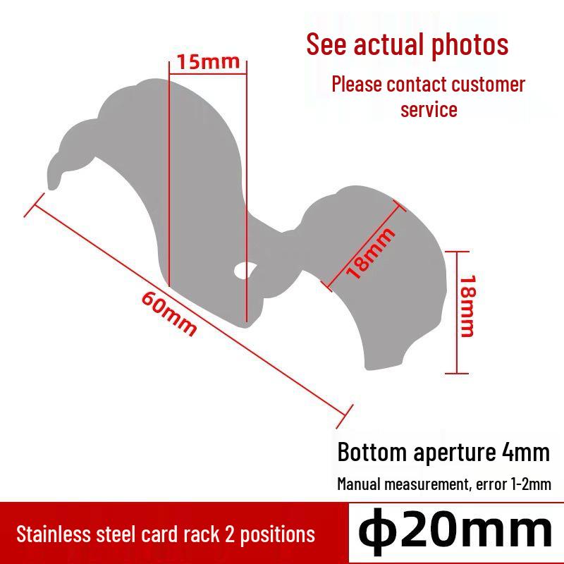 Single-Sided U-Shaped P-Shaped Stainless Steel Pipe Clamp for 16-20 Iron Conduit