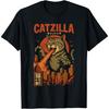Catzilla Japanese Cat Men Women Cat Graphic T-Shirt