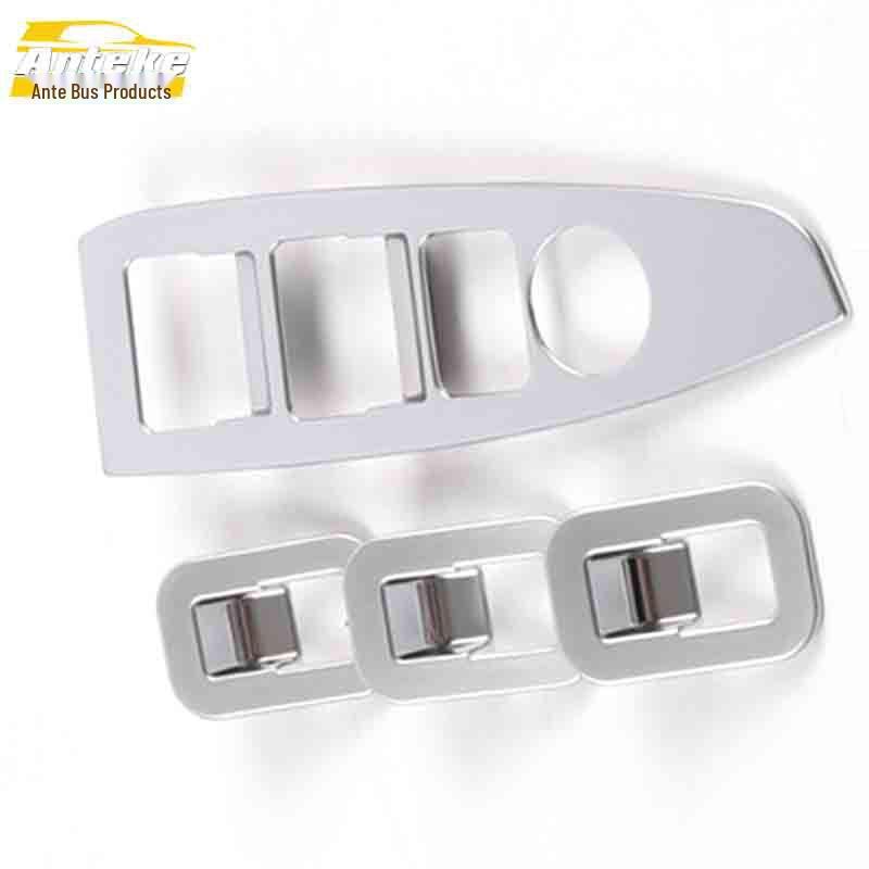 

CX-5 Glass Switch Decorative Frame & Window Armrest Button Sequins - Car Accessories