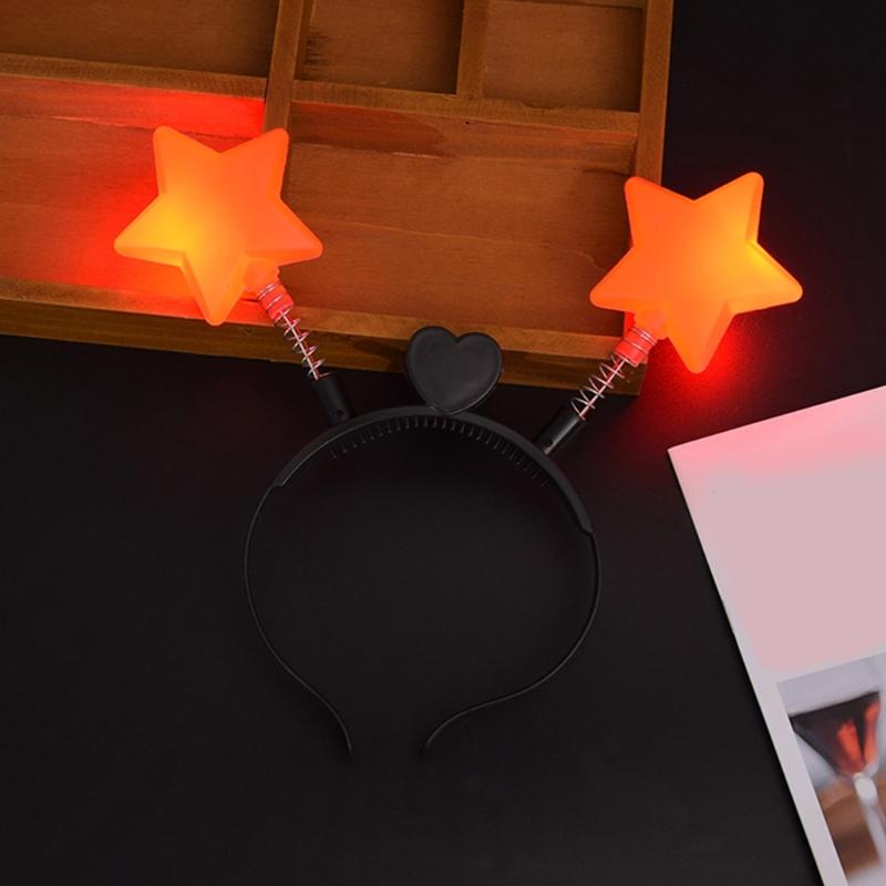 Bouncing Star Shape Headband Carnival Performances Hair Hoop for Adult Unisex