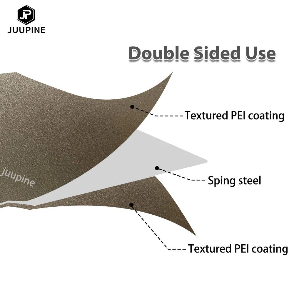 Bambulab X1c Plate 257x257 Pei Textured for Bambu Lab Build Plate Golden Pei Bambulab X1 Carbon for Bambu Lab A1 Double Sided