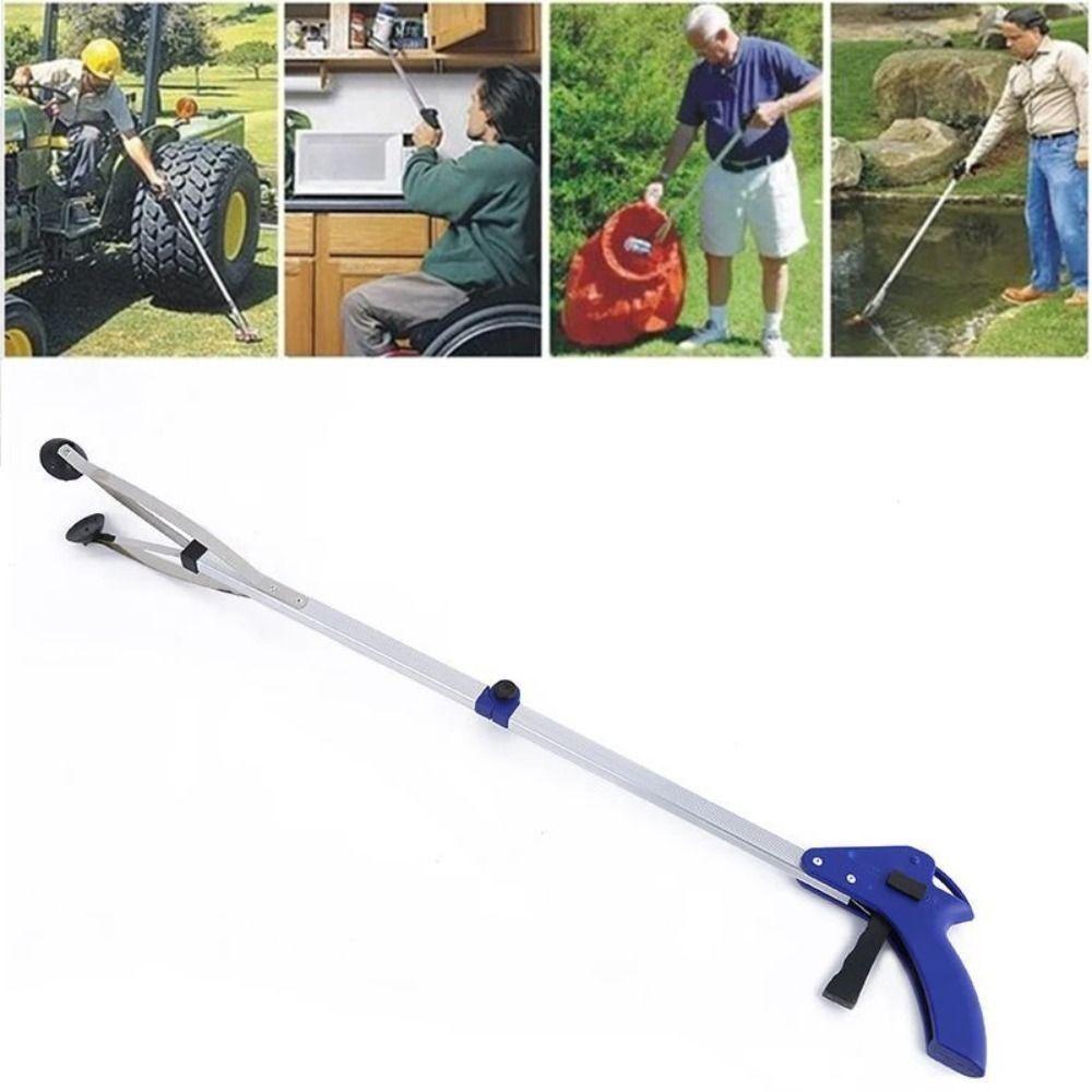 Long Arm Foldable Reacher Grabber Tool Telescopic 83CM Claw Trash Garbage Picker Foldable Extender Gripper Tool Hotel