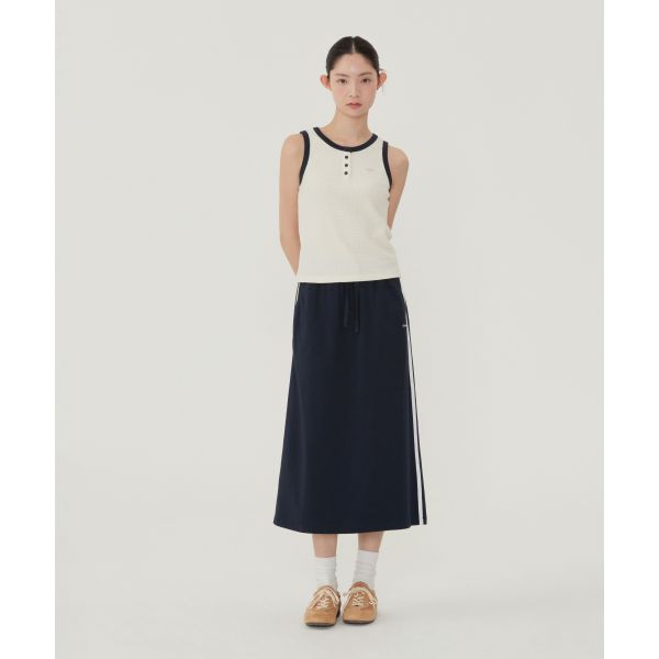Covernat Ss26 Versatile Skin-Friendly Comfortable Breathable Fashion Loose Summer Casual Long Skirt Women skirts CO2602SR78NA