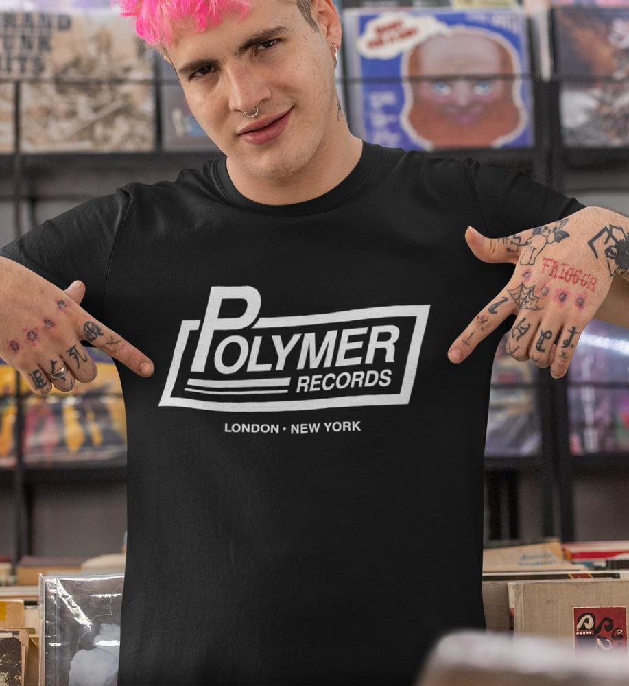 POLYMER RECORDS T-SHIRT (this is spinal tap film movie tribute artie fufkin) Unisex T-Shirt M