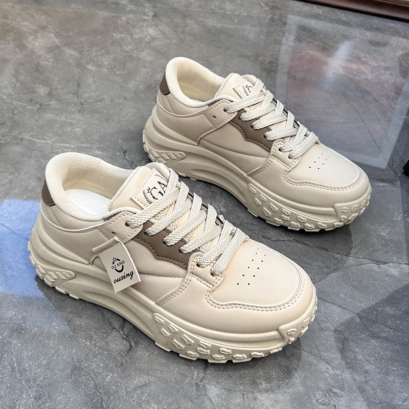 Dad Shoes Women's  Spring New Student Korean Style Ins Fashionable All-Matching Platform Shoes Spring and Autumn Casual Shoes Q062
