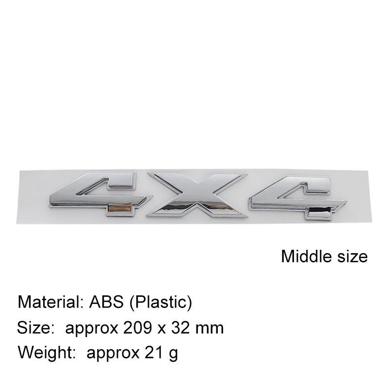 3D Premium ABS Autoaufkleber 4X4 Karosserieemblem Aufkleber Außendekoration
