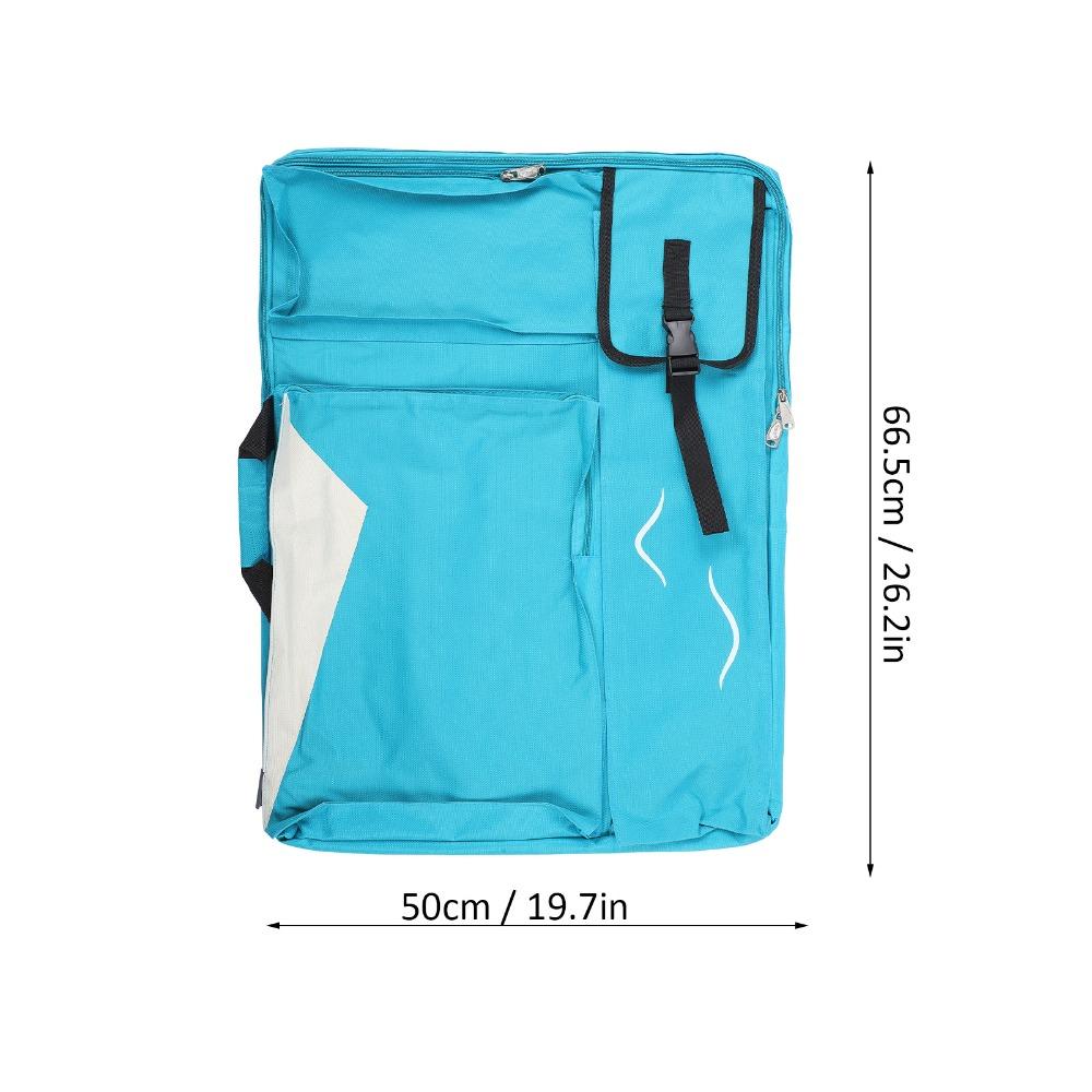 1pcs Reinforced Shoulder Straps Art Drawing Bag Waterproof Design Art Portfolio Case Traveling