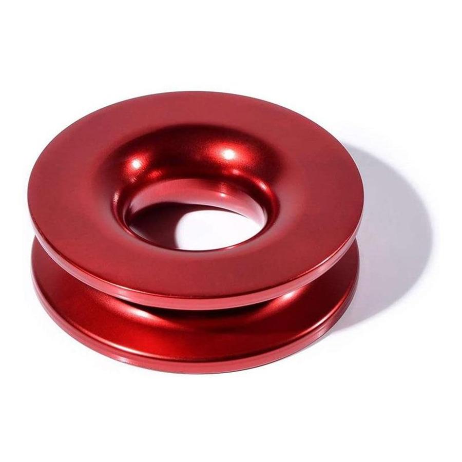 Winch Snatch Recovery Ring 41000 Lbs Fits For Soft Shackle ATV UTV Rcovery Red