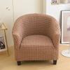 Bubble Fabric Club Tub Chair Covers Nordic Stretch Armchair Cover 1Seater Removable Bar Single Seat Covers Home Decor Hotel