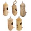 Holz Kolibri Haus Vogel Futterhaus Wetterfest Außen Garten Hof Hängend Kleiner Vogel Futterhaus Dekoration