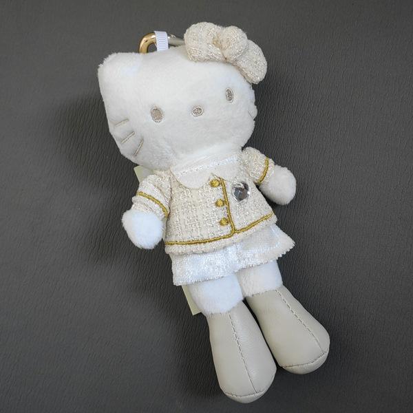 Hello Kitty Series Kawaii Wear Skirt Long Leg Kitty Cat Pendant Stuffed Plush Toy Doll Bag Pendant Keychain Doll Gift
