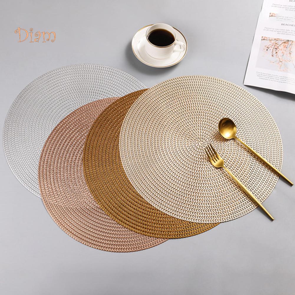 NO.HS Non-slip Insulation Bowl Mat Pad Restaurant Dinning Table Placemat Decor Heat Resistant Mat