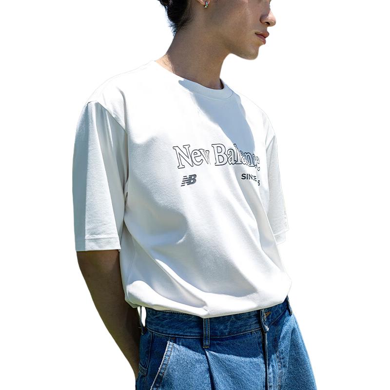 New Balance T Shirt Men's White NEE36021-IV