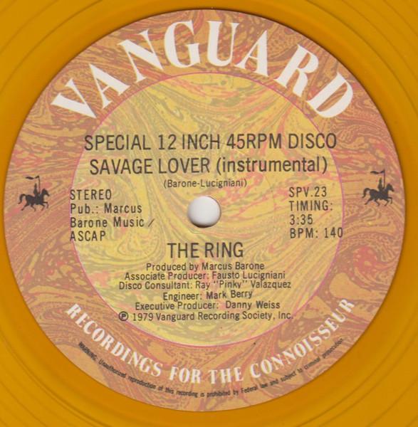 

12inch Record RING Savage Lover SPV23 Vanguard 1979 Canada SoulFunk Used