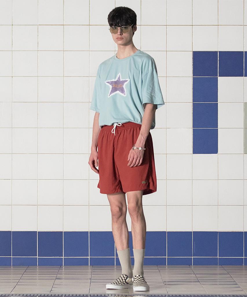 UNALLOYED Tie-Dye Star Logo T-Shirt / Mint