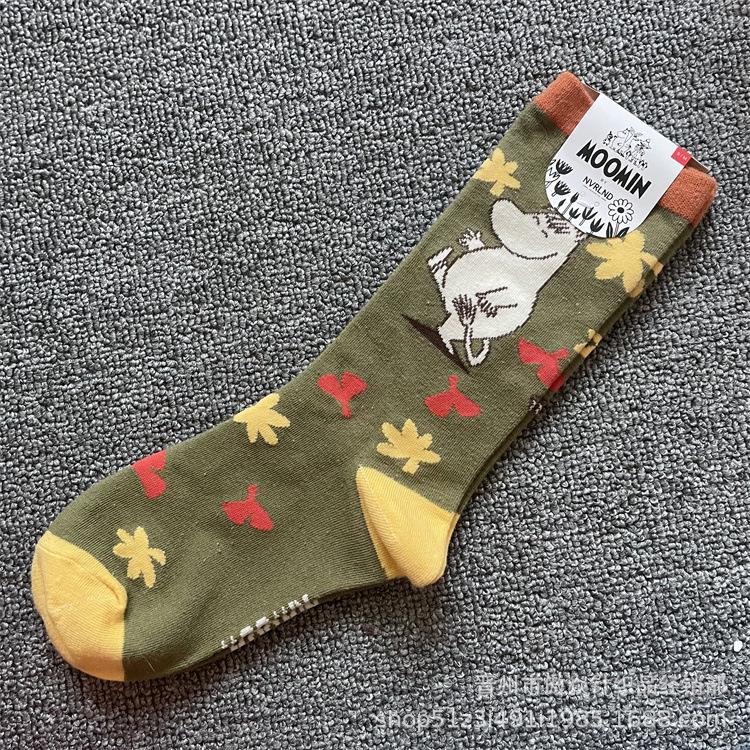 

Модные хлопковые носки до середины икры с мультяшными Муми-троллями - Стиль на четыре сезона One Size (36-40)