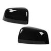 Door Rear View Mirror Cover Sticker Glossy Black Wing Mirror Housing Protector Replacement for Jeep