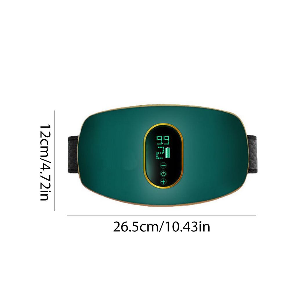Period Comfort Heating Belt for Abdomen & Waist with Vibration Belly Warming Waist Belt 4 Heat Levels for Women and Girls