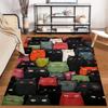 Colorful Cartoon Cats Pattern Carpet - Cute Animal Design Home Decor for1Rooms Suitable for use as an anti-slip1 for1room and bedroom sofas