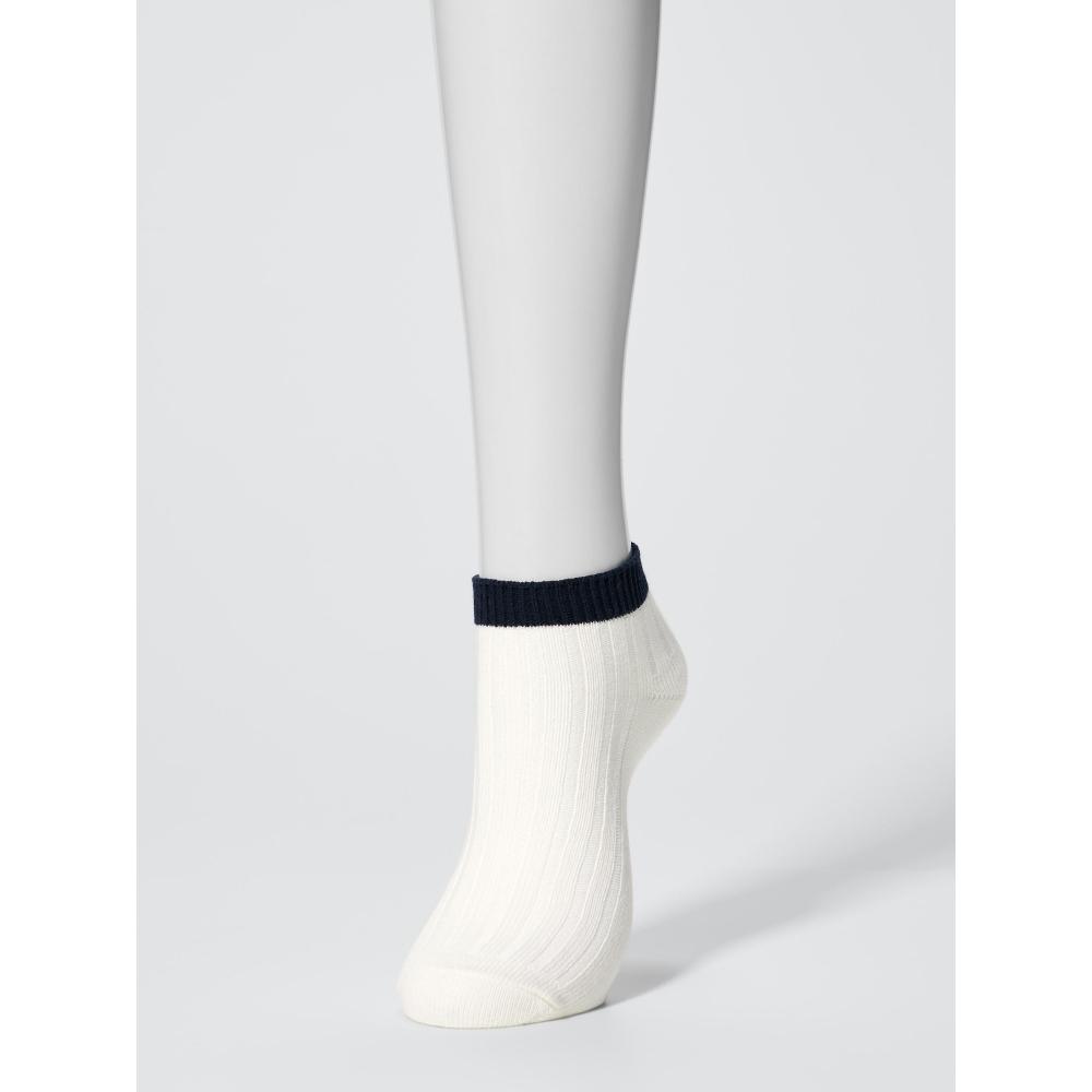 Uniqlo Japan Short Socks 3 Pair Ribbed