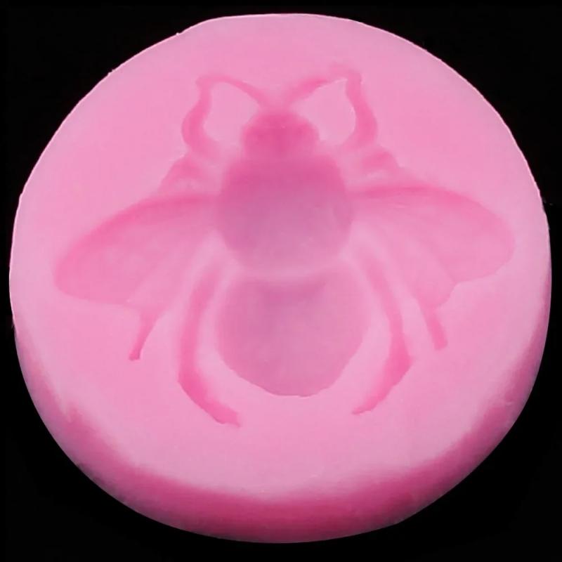 New Bee Silicone Mold DIY Chocolate Fondant Mold Cream Cake Decoration Scented Soap Candle Making Mold Soap Molds Resin Molds