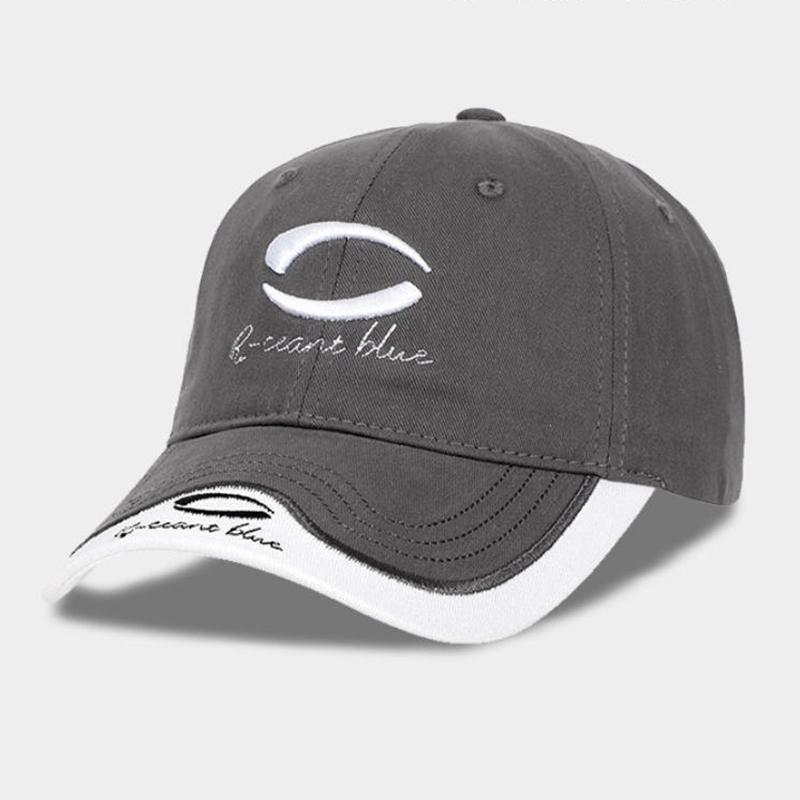 Korean Style Spiked Embroidered Baseball Cap Versatile Casual Spring Summer Soft Top Sunshade UV Protection Cap
